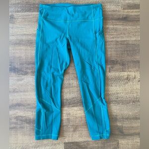 Lululemon Fast and free cropped leggings, size 6